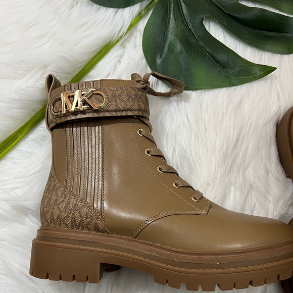 Michael Kors Parker Leather Combat Boot ✨brand new✨ - Picture 3 of 5